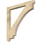 Ekena Millwork Imperial Arts & Crafts Rough Sawn Bracket, Douglas Fir, 4"W x 48"D x 48"H BKT04X48X48IMP03RDF - alternate 1